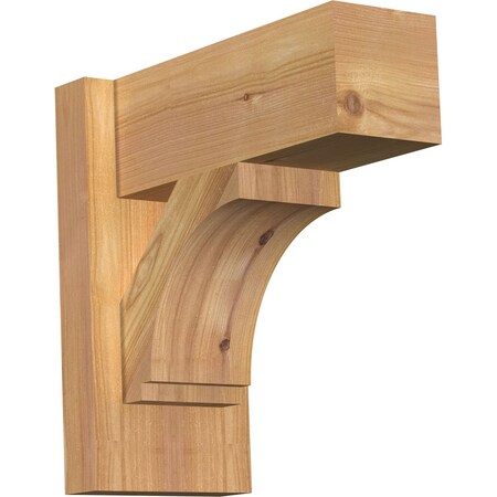 Imperial Block Smooth Outlooker, Western Red Cedar, 5 1/2W X 12D X 12H